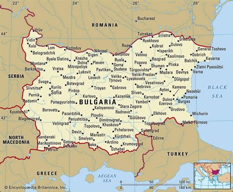 Map Of Bulgaria Mapofmap1