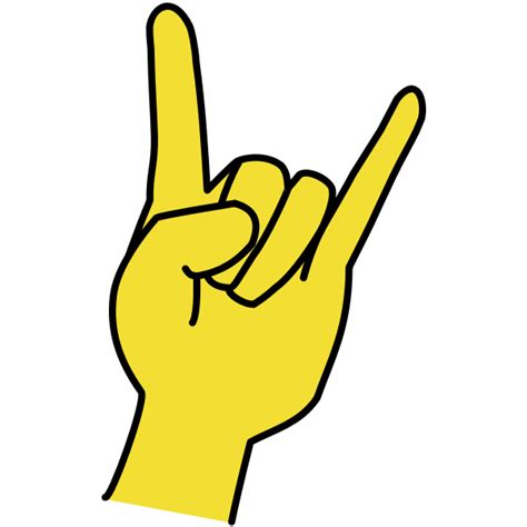 Heavy Metal Hand Png Png All