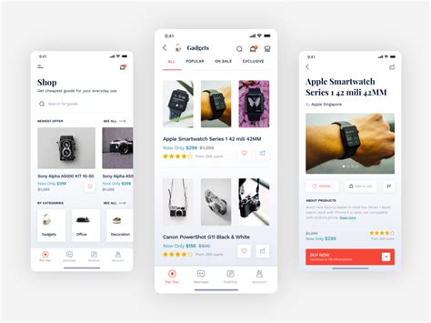 Ecommerce App Concept Uplabs