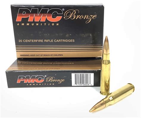 Lot 120 Rds Pmc Bronze 308 Winchester Ammunition