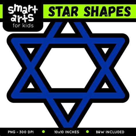 Star Shapes Clip Art Educational Clip Arts