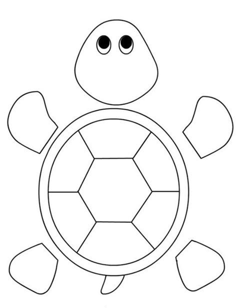 Free Printable Turtle Template
