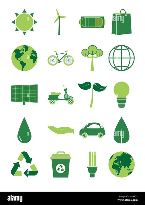 Green Energy Collection Stock Vector Image And Art Alamy