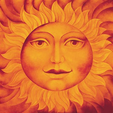 F A N T A Z I E Slunce 64 X 47 Cm Sun Painting Moon Stars Art