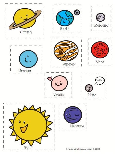 Planets From The Solar System Booklet Subscriber Freebie Free On The
