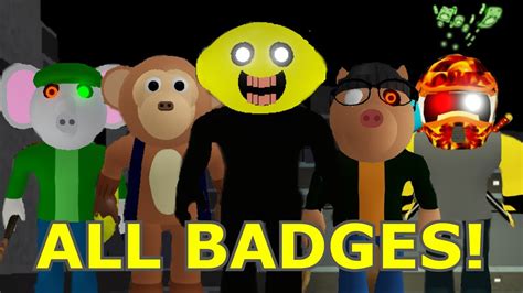 How To Get All 23 Badges In Piggy Rp The Infection Adventure Roblox