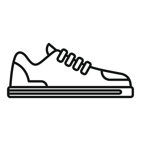 Sale Sneaker Icon Outline Vector Sport Shoe 15205678 Vector Art At