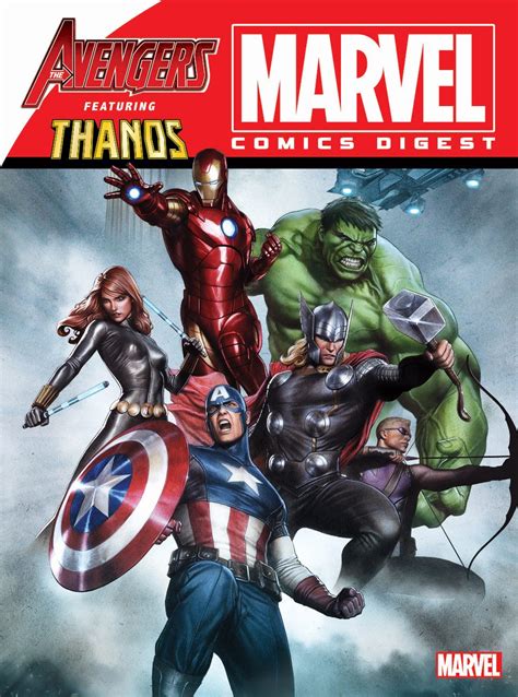 Preview Of Marvel Comics Digest Avengers Vs Thanos