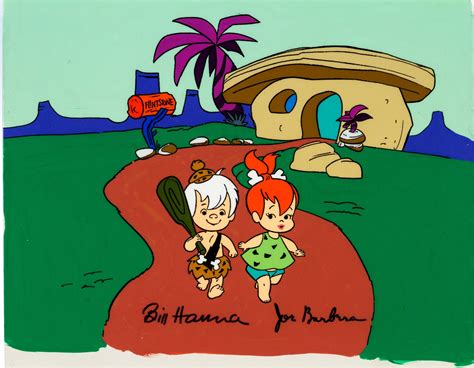 The Flintstones Pebbles And Bamm Bamm Publicity Cel Hanna Flickr