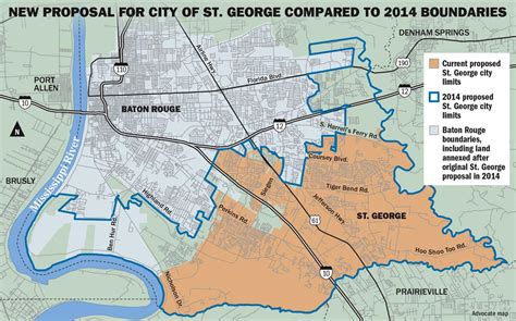 St George Map Get Detailed View Of Adjusted Boundaries Of Proposed