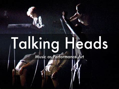 Talking Heads By Richard Eno