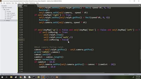 Python 3d Game Development Panda3d Game Engine Ep5 Coding 1 Youtube