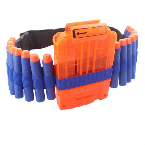 bullets belt shoulder strap clip charger soft nerf elite cm aliexpress