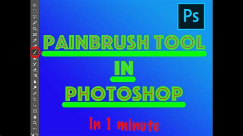 How To Use The Paintbrush Tool In Adobe Photoshop Iadobe Photoshopi