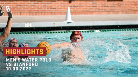 Mens Water Polo Usc 19 Stanford 15 Highlights 103022 Youtube