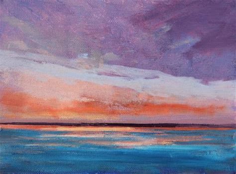 Amy Whitehouse Paintings Calm Waters Abstract Seascape Paintings By
