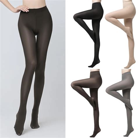 women velvet tights sexy high elastic pantyhose anti hook slim skinny nylon stockings black