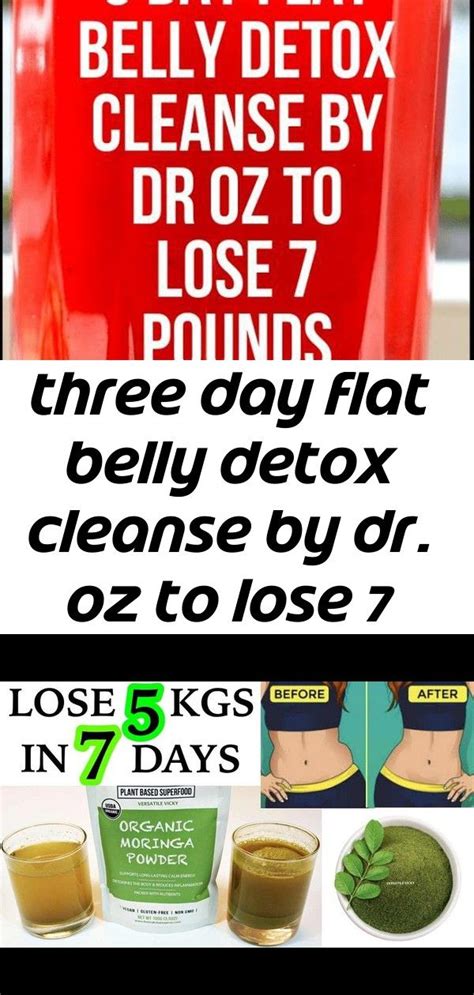 Three Day Flat Belly Detox Cleanse By Dr Oz To Lose 7 Pounds 5 Belly