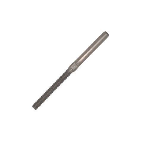 3mm M6 Rh Stainless Steel A4 Aisi 316 Threaded Swage Stud Terminal