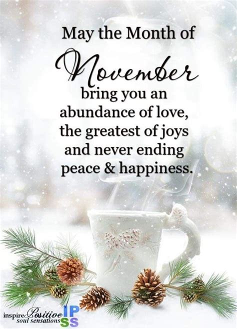 May The Month Of November Bring You An Abundance Of Love Pictures