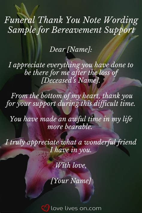 Free thank you notes wording neighbor thank you notes and cards free thank you notes sample wording ideas to send your appreciation to kind neighbors. 56 best Funeral Thank You Cards images on Pinterest | Funeral, Bereavement and Notes