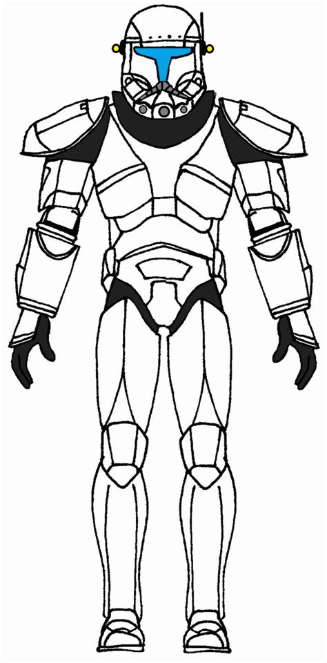501st Clone Trooper Coloring Pages Coloring Pages