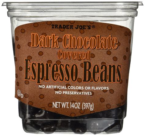 Galleon Trader Joes Dark Chocolate Covered Espresso Beans 14 Oz