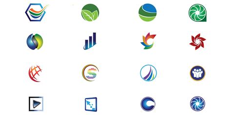 Colorful Logo Icon Set Vector Image By Okanmawon Codester