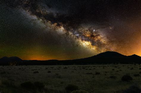 Milky Way Over Sunset Crater National Monument Jeffrey Abong Flickr