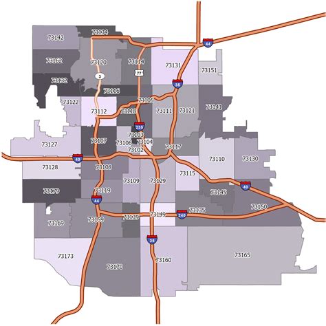 Zip Code Map Of Oklahoma City Issie Leticia