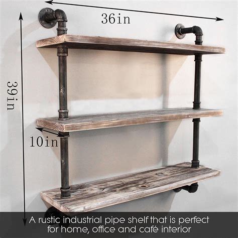 I'm so happy to finally be showing you guys this project! Diwhy Industrial Pipe Shelving Bookshelf Rustic Modern ...
