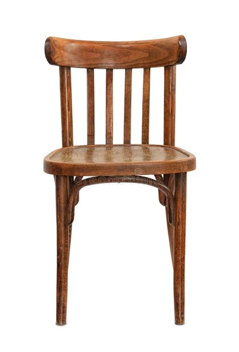 Front View Of Old Wooden Chair Stock Photo Image Of Interior Decor