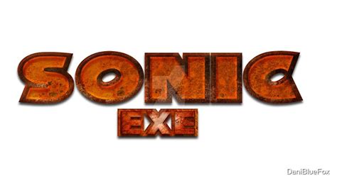 Sonicexe Logo By Danibluefox Redbubble