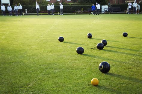 Lawn Bowls Green Stock Image F0212437 Science Photo Library