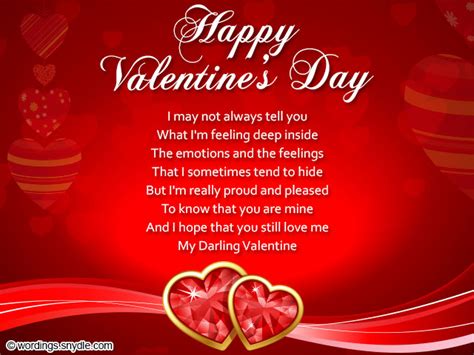 Valentine's day comes every year on february 14th, a day even easier, send valentines message or valentine's day wishes through a text to wish your loved one a happy. English Honori Garcia: Valentine's Day Poems and Cards