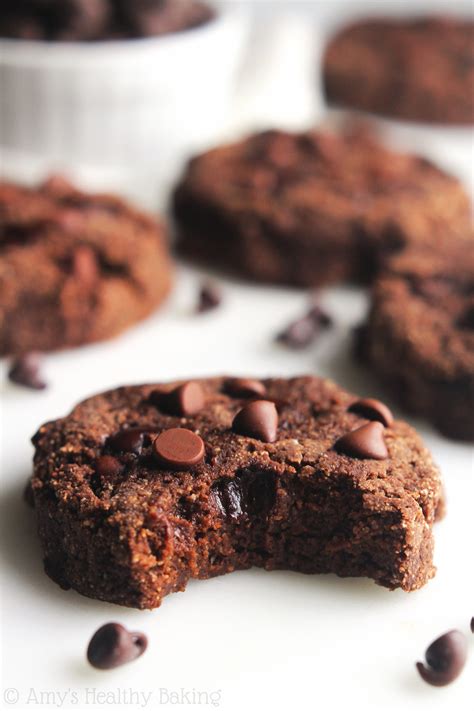 This article contains affiliate links, which means we may earn a small amount of money if a reader clicks through and makes a purchase. Low-Carb Double Chocolate Chip Cookies | Amy's Healthy Baking