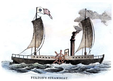 Robert Fultons Clermont Nrobert Fultons Steamboat Clermont