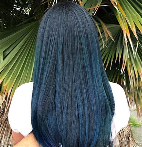 3 Excellent Ways To Get Blue Black Hair Color Drown In The Shade