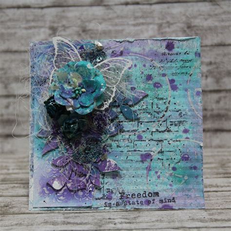 Mixed Media Cards Kate Crafts