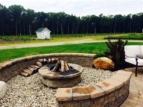 Whether your fire pit is a means of cooking outdoors or simply provides diversion, many people the process of starting a fire in a fire pit is straightforward. Fire pit on the patio behind the barn - s'mores anyone ...