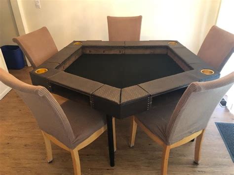 Oc Finished My Folding Pentagon Dnd Table Dnd Board Game Table