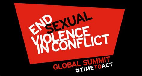 Global Summit To End Sexual Violence In Conflict Osce