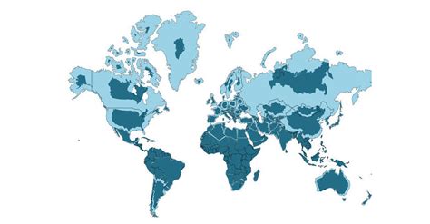 This Animated Map Shows The Real Size Of Each Country