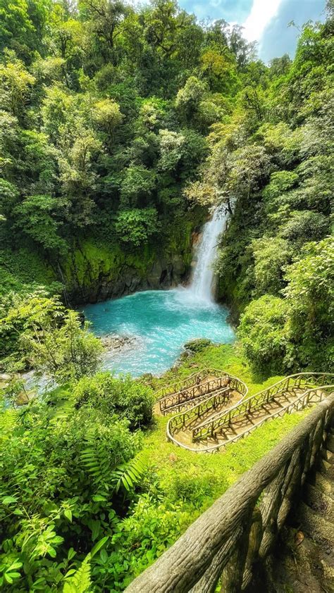 Tenorio Volcano National Park ~ Celeste River Waterfall And Rainforest