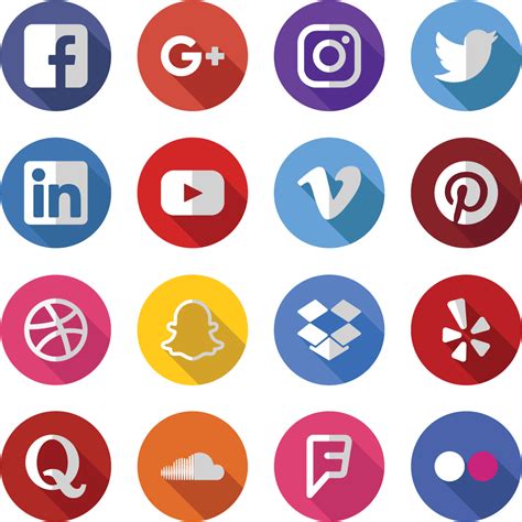 Download Hd Social Media Iconos De Redes Sociales Png Transparent Png