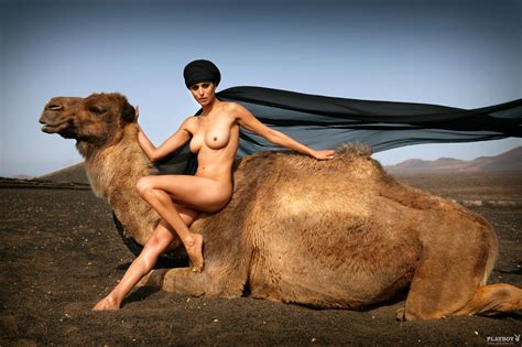 Gabriela Milagre Brazilian Playmate In The Arabian Desert Exquisite