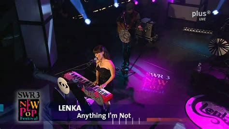 03 Anything I`m Not Lenka Live At New Pop Festival Youtube