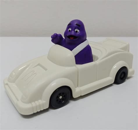 Vintage 1991 Grimace Connect A Car Toys And Games Action Figures