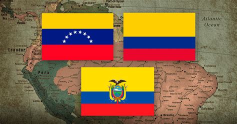¿por Qué Las Banderas De Colombia Ecuador Y Venezuela Son Casi