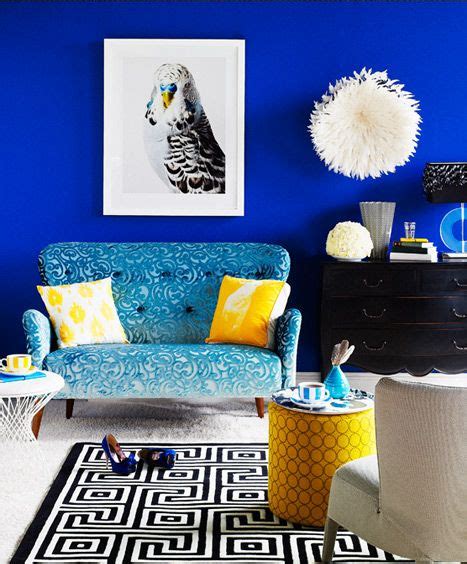 Cobalt blue bedroom, cobalt blue and white bedding teal. royal blue accent wall | For the Home | Pinterest | Wall ...